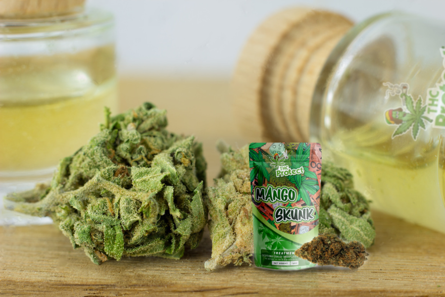 Mango Skunk CBD gėlė: apžvalgos ir patarimai